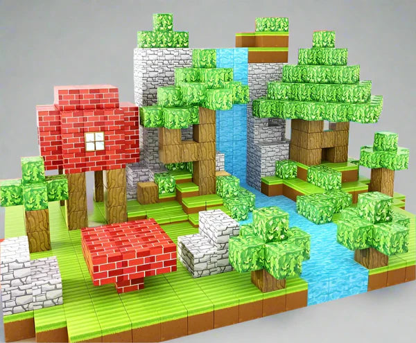 Minecraft Magnetic Building Blocks