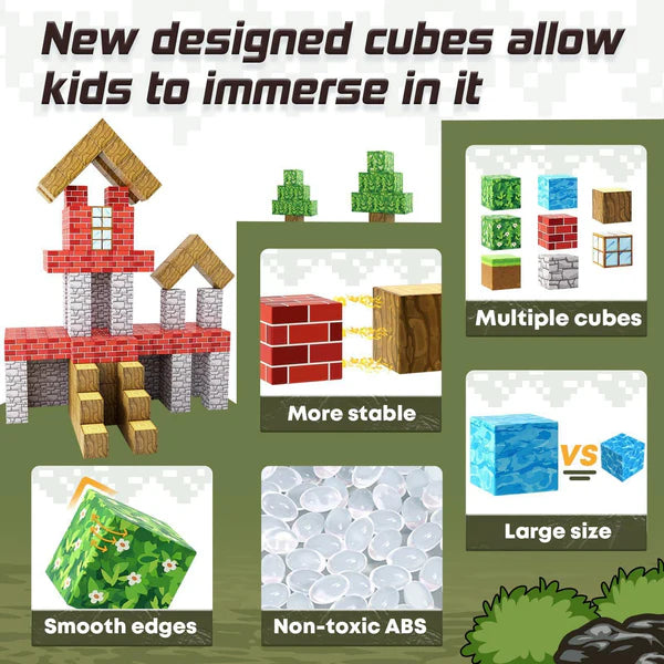 Minecraft Magnetic Building Blocks
